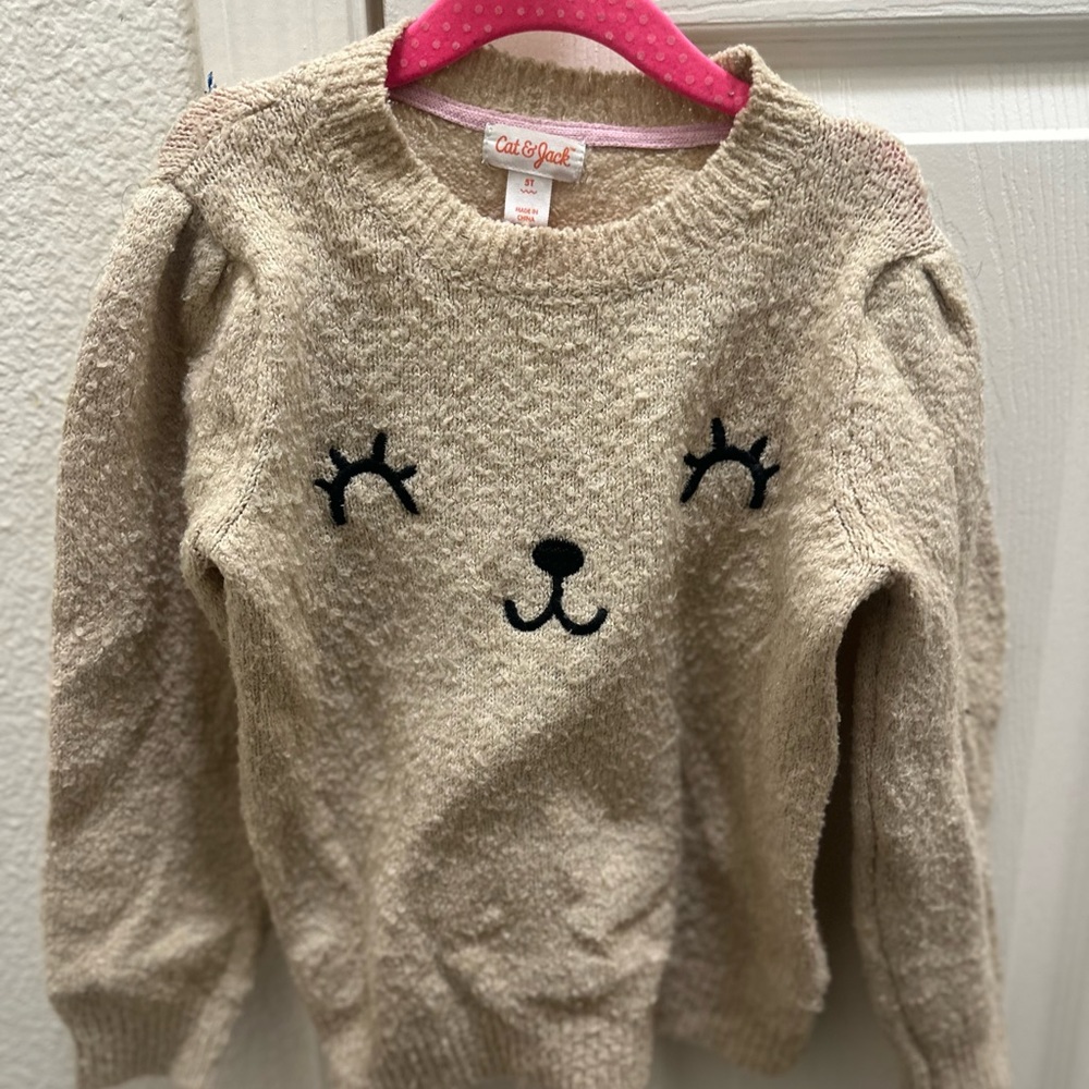 Cat and Jack girls sweater from Target.